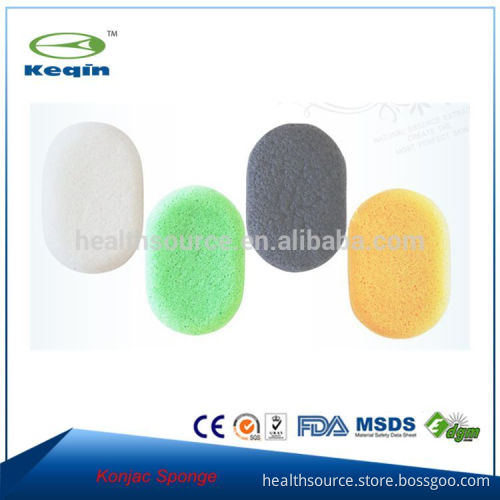 100% Pure Natural Japan Konjac Sponge for Skin Care and Face Cleansing